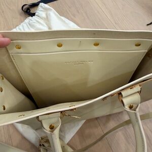 Sophie Hulme Elegant Cream Tote